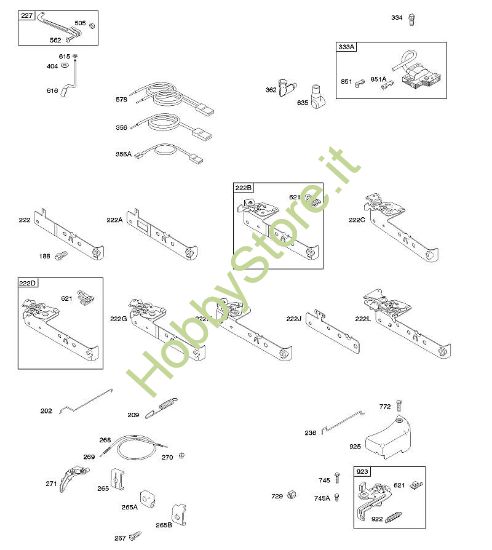 C - Freno, comandi, molla regolatore, accensione B&S - 10 €¦ 10T802-0180-B1 brand Stihl